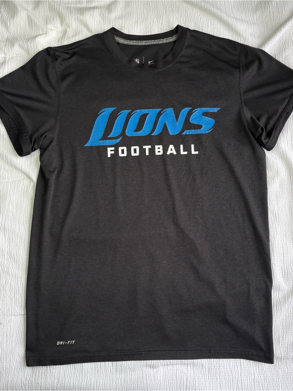 Detroit Lions NFL Football On-Field Apparel T-Shirt Nike Dri-Fit Size Medium